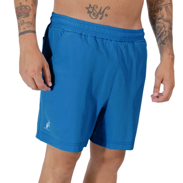 Pantaloncini Tennis Uomo Australian Australian Slam 6in Shorts  Blu Capri  Blu Capri TEUSH0004626
