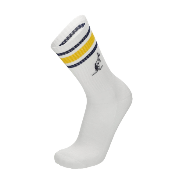 Tennis Socks Australian Stripes Socks  Bianco/Girasole TEXCZ0012002GD