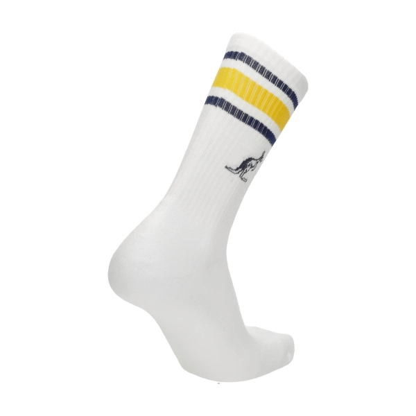 Australian Stripes Socks - Bianco/Girasole