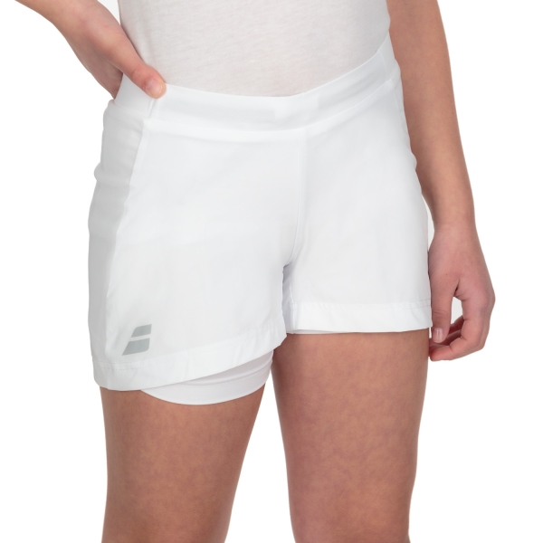 Faldas y Shorts Girl Babolat Exercise 3in Shorts Nina  White 4GP10611000