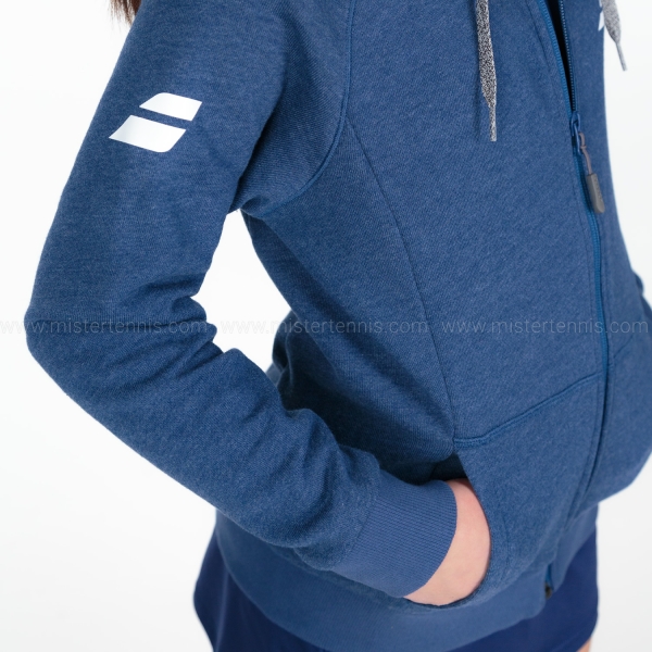 Babolat Exercise Hoodie Girl - Estate Blue Heather