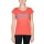 Babolat Exercise Stripes T-Shirt - Poppy Red Heather