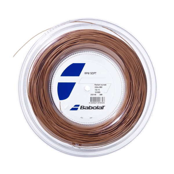 Monofilament String Babolat RPM Soft 1.30 200 m String Reel  Radiant Sunset 243146368130