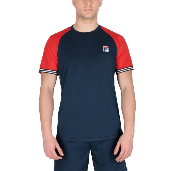 Men's Tennis Shirts Fila Alfie TShirt  Peacoat Blue FBM221010100