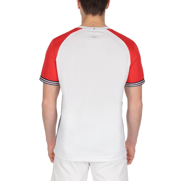 Fila Alfie T-Shirt - White/Red