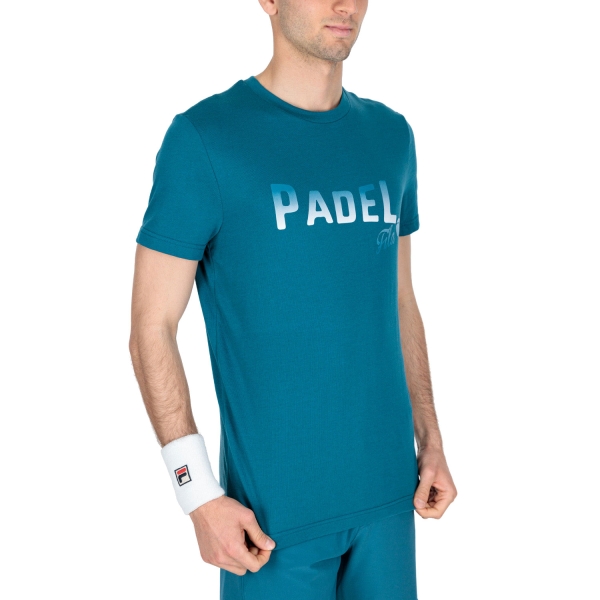 Maglietta Tennis Uomo Fila Fila Arno Camiseta  Blue Coral  Blue Coral FLU2120141750