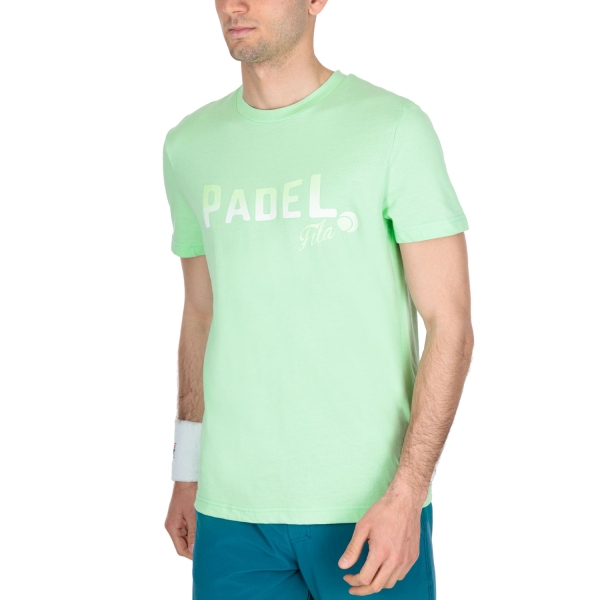 Camisetas de Tenis Hombre Fila Arno Camiseta  Green Ash FLU2120143100