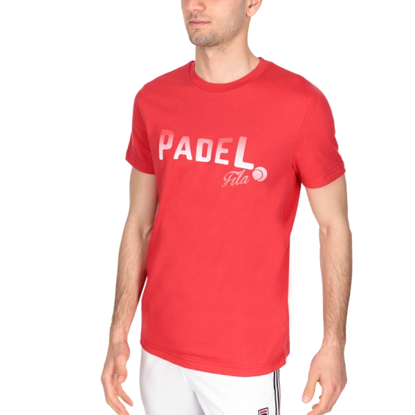 Men's Tennis Shirts Fila Arno TShirt  Red FLU212014500