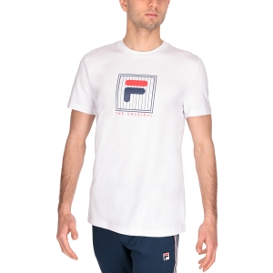 Camisetas de Tenis Hombre Fila Jasper Camiseta  White FLU221024001