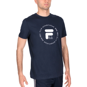 Camisetas de Tenis Hombre Fila Lasse Camiseta  Peacoat Blue FLU221023100