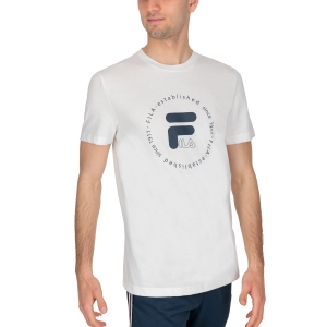 Camisetas de Tenis Hombre Fila Lasse Camiseta  White FLU221023001