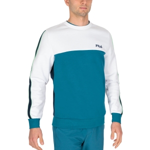 Men's Tennis Shirts and Hoodies Fila Manu Shirt  Blue Coral XFM2210311750