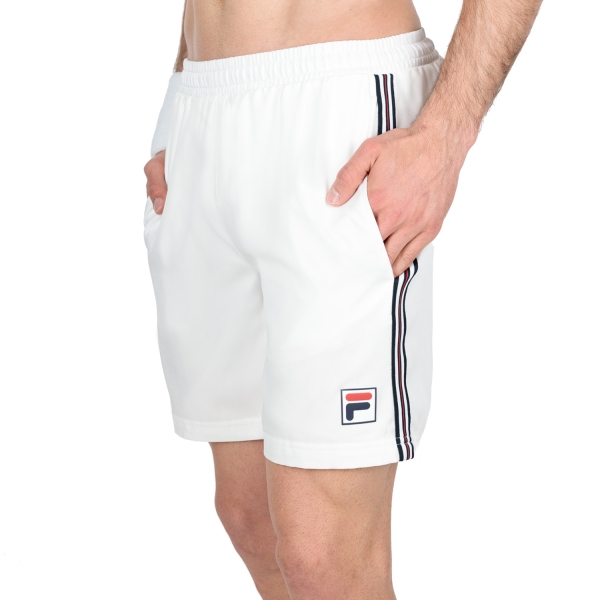 Pantaloncini Tennis Uomo Fila Fila Riley 7in Shorts  White  White FBM221004001