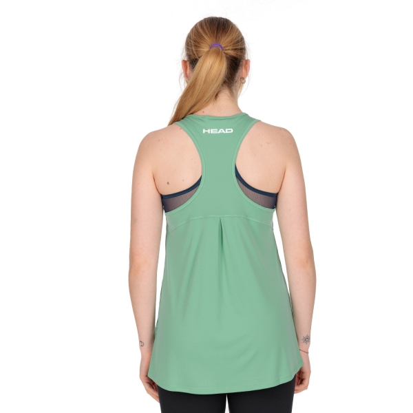 Head Agility Top - Nile Green/Print Vision