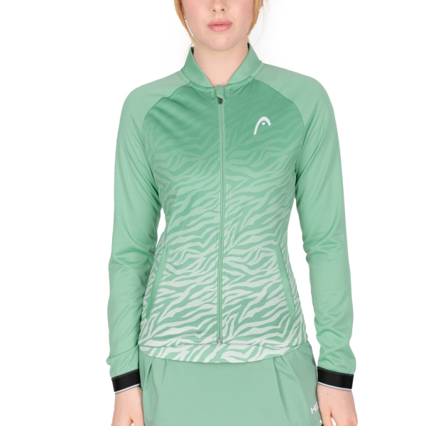 Tennis Women's Jackets Head Breaker Jacket  Nile Green/Print Vision 814632NGXW