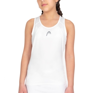 Top and Shirts Girl Head Club 22 Tank Girl  White 816411WH