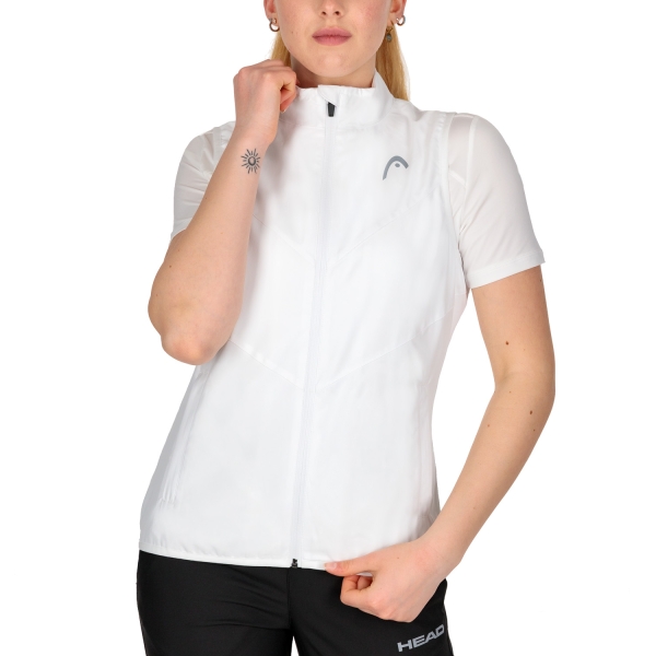 Chaquetas de Tenis Mujer Head Club 22 Chaleco  White 814411WH