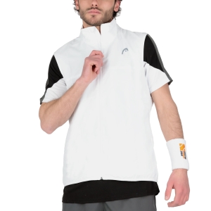 Men's Tennis Jackets Head Club 22 Vest  White 811411WH