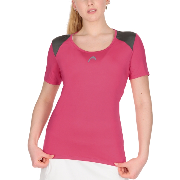 Camisetas y Polos de Tenis Mujer Head Club 22 Tech Camiseta  Magenta 814431MA