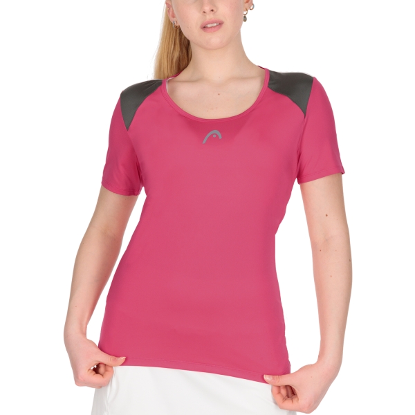 Magliette e Polo Tennis Donna Head Head Club 22 Tech TShirt  Magenta  Magenta 814431MA