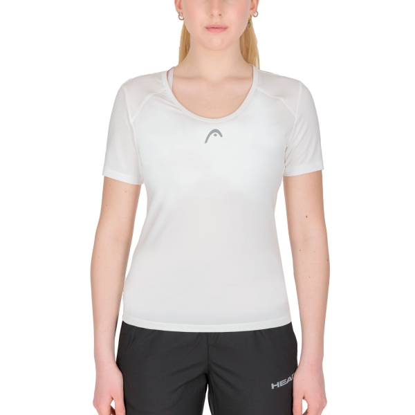 Magliette e Polo Tennis Donna Head Head Club 22 Tech Camiseta  White  White 814431WH
