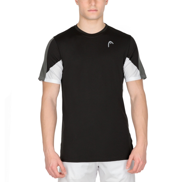 Men's Tennis Shirts Head Club 22 Tech TShirt  Black 811431BK