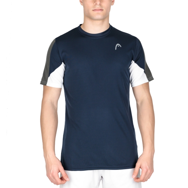 Camisetas de Tenis Hombre Head Club 22 Tech Camiseta  Dark Blue 811431DB