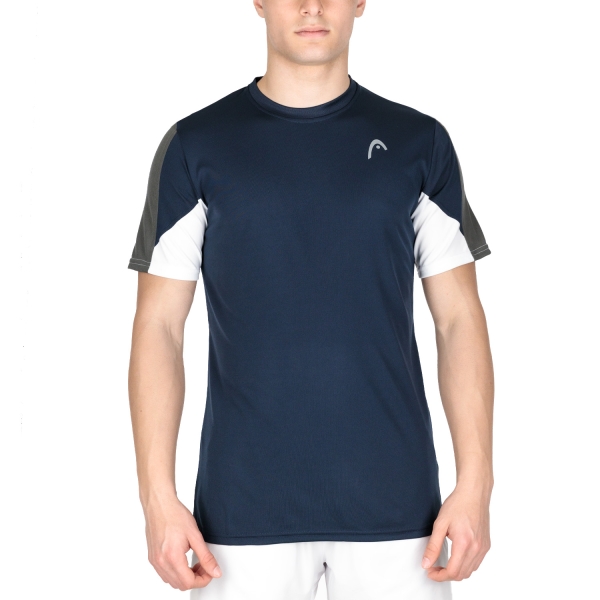 Maglietta Tennis Uomo Head Club 22 Tech Maglietta  Dark Blue 811431DB