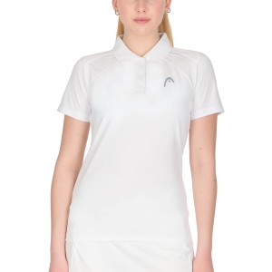 Women`s Tennis T-Shirts and Polos Head Club 22 Tech Polo  White 814421WH