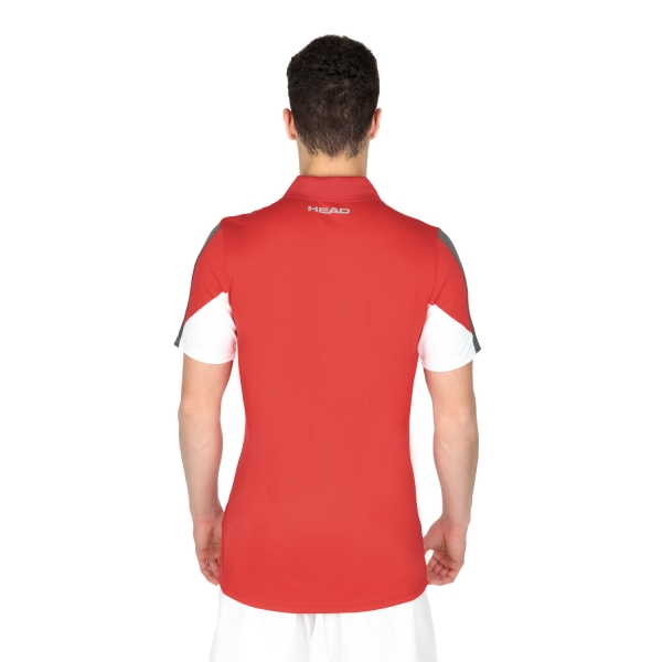 Head Club 22 Tech Polo - Red