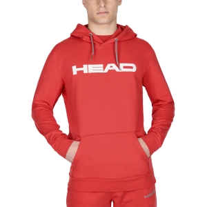 Men's Tennis Shirts and Hoodies Head Club Byron Hoodie  Red 811449RD
