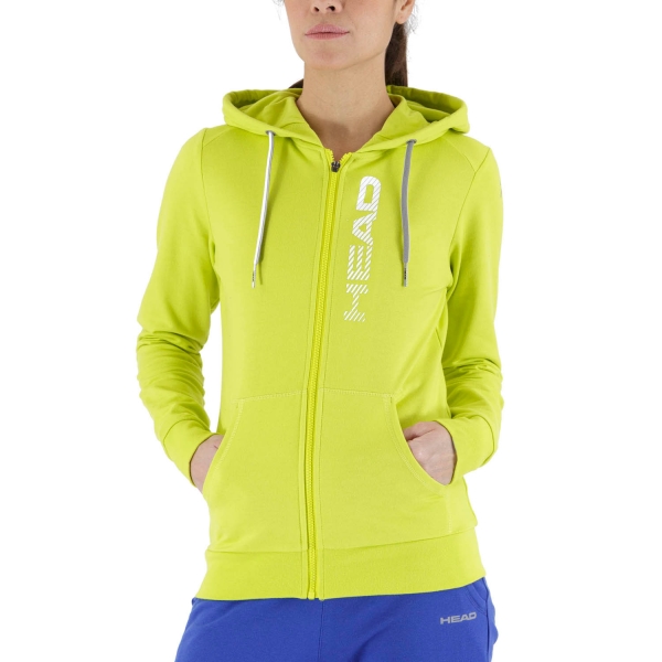 Maglie e Felpe Tennis Donna Head Club Greta Felpa  Yellow 814499YW