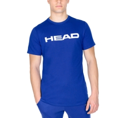 Head Club M T-Shirt Top Tee Short Sleeve Technical Blue 811665 R7D