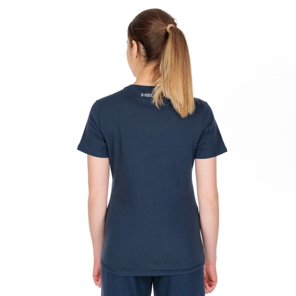 Head Club Lara Women's Tennis T-Shirt - Dark Blue