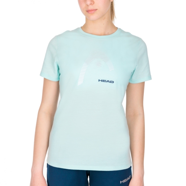 Camisetas y Polos de Tenis Mujer Head Club Lara Camiseta  Skyblue 814529SB
