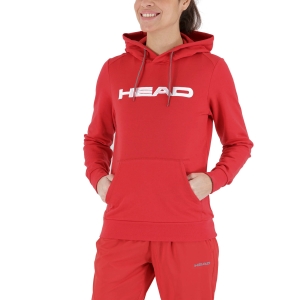 Women's Tennis Shirts and Hoodies Head Club Rosie Hoodie  Red 814489RD