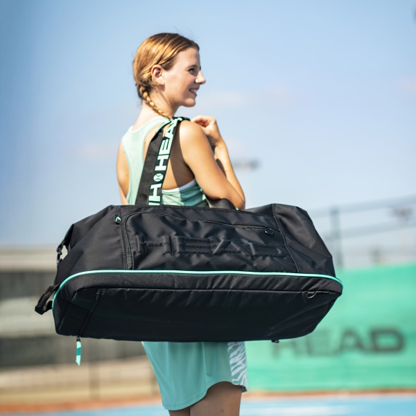 Head Coco Women's Tennis Duffle - Black/Mint