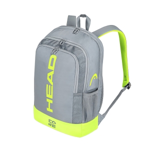 Tennis Bag Head Core Backpack  Grey/Neon Yellow 283421 GRNY