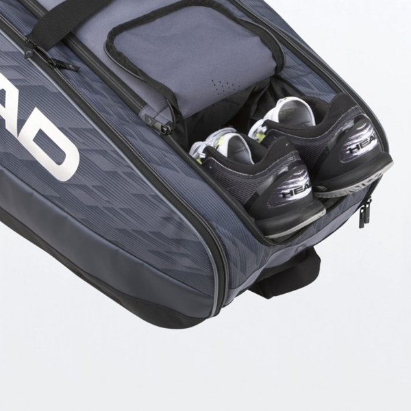 Head Djokovic X 12 Monstercombi Tennis Bag Anthrazite Black