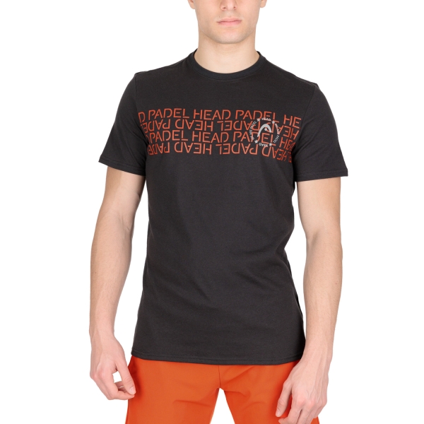 Camisetas de Tenis Hombre Head Logo Camiseta  Black 811532BK