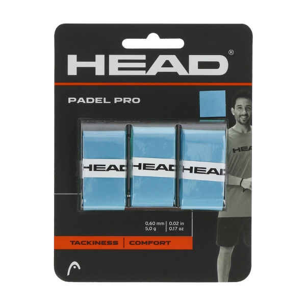 Padel Accessories Head Padel Pro x 3 Overgrip  Blue 285111 BL