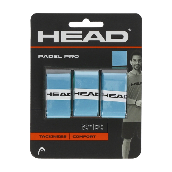 Accesorios Padel Head Padel Pro x 3 Sobregrip  Blue 285111 BL