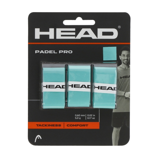 Padel Accessories Head Padel Pro x 3 Overgrip  Mint 285111 MI