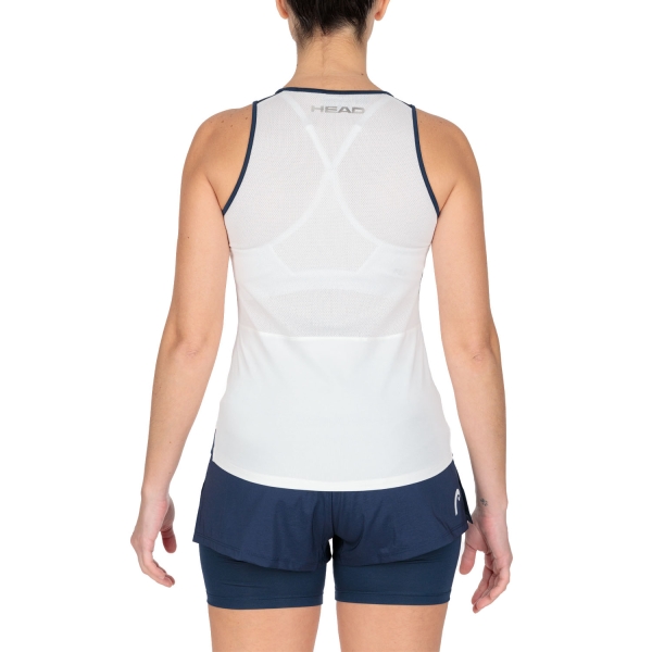 Head Performance Logo Tank - White/Print