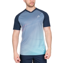 Head Topspin T-Shirt Uomo Camicetta da Tennis 