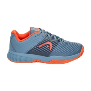 Junior Tennis Shoes Head Revolt Pro 4.0 Clay Boy  Bluestone/Orange 275032 BSOR