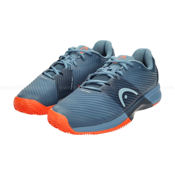 Head Revolt Pro 4.0 Clay - Bluestone/Orange