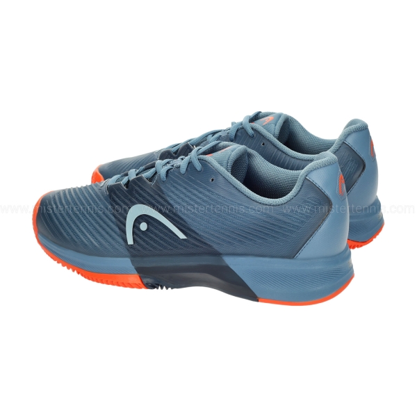 Head Revolt Pro 4.0 Clay - Bluestone/Orange