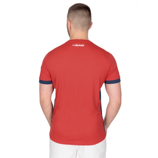 Head Slice Camiseta - Red/Dark Blue