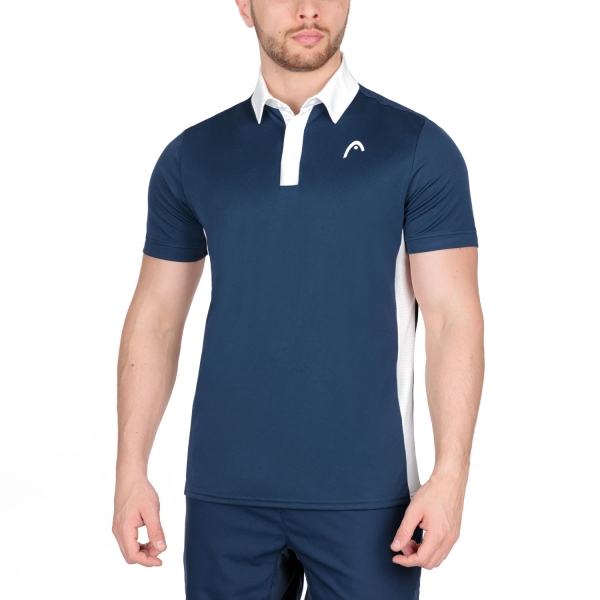 Polo Tennis Uomo Head Head Slice Polo  Dark Blue/White  Dark Blue/White 811402DBWH